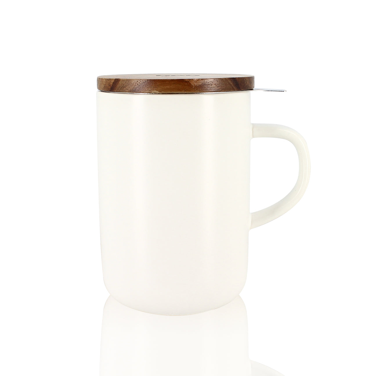 Tisanière blanc en grès 475ml